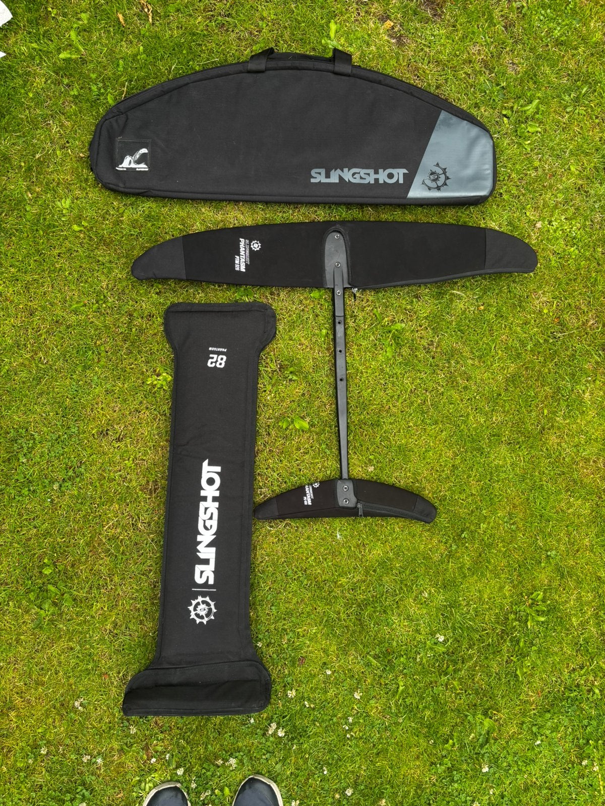 Slingshot phantasm 926 complete foilset front 1214, stab 271, Ophalen of Verzenden, Gebruikt, Wingsurf-hydrofoil
