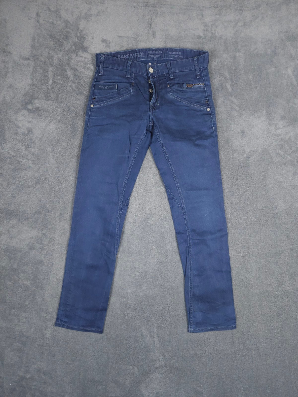 Pme Legend Broek Bare Metal W32 L32 Relaxed Fit Blauw., ., W32 (confectie 46) of kleiner, Zo goed als nieuw, .