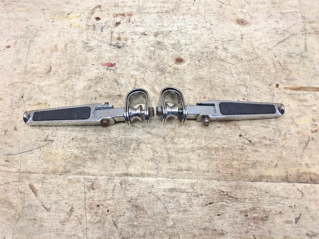 Highway steps peg mounts (chopper custom harley shadow, Motoren, Gebruikt, Verzenden, ., .