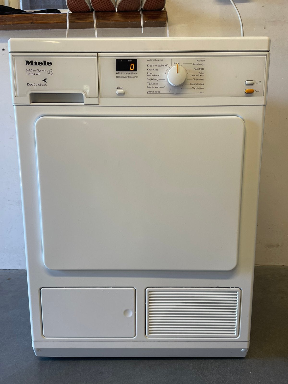 Miele T8164WP droger (defect), Ophalen, Gebruikt, Condens, 85 tot 90 cm