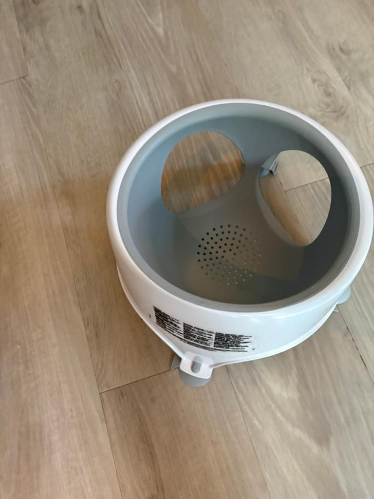 Douche zitje baby-dreumes, Ophalen, Zo goed als nieuw, Badzitje of Badring