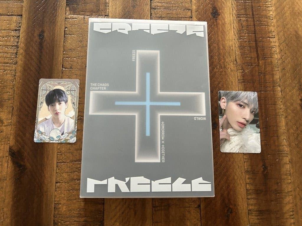 TXT The Chaos Chapter: FREEZE kpop album compleet incl pc's, Ophalen of Verzenden, Zo goed als nieuw, Cd of Plaat