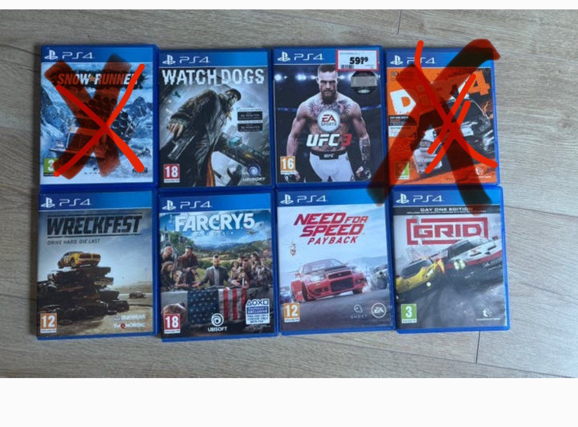 Ps4 Games - Diverse genres, Verzenden, 1 speler, Racen en Vliegen, Zo goed als nieuw