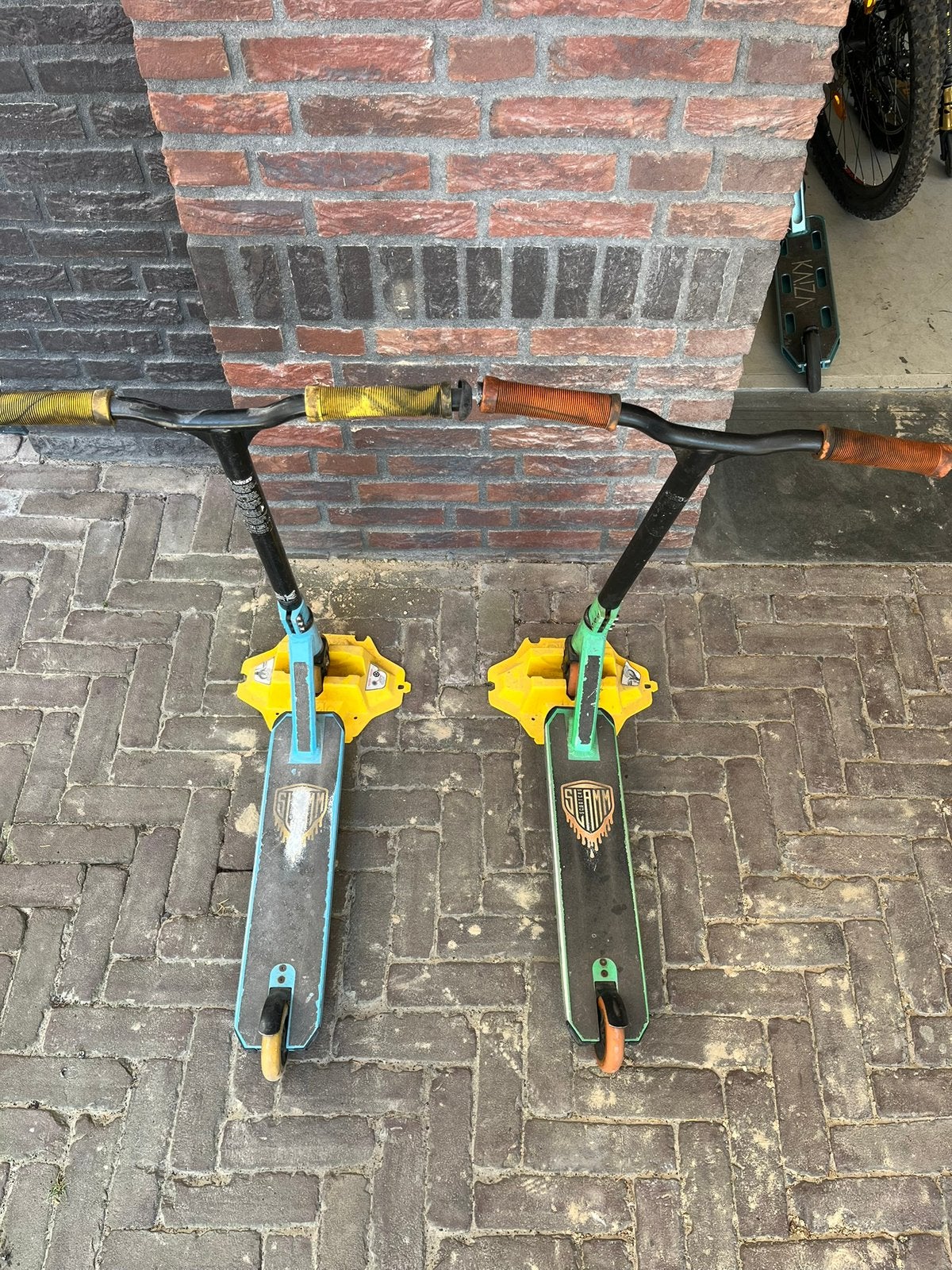 Stuntstep stepjes step slamm, Verzenden, Gebruikt, Loopvoertuig