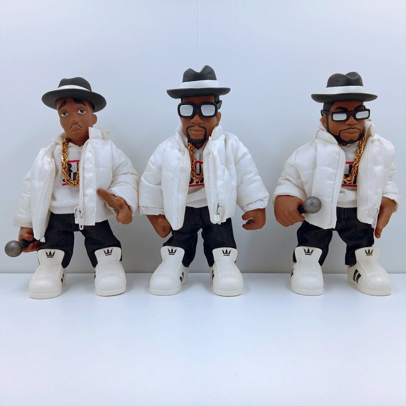Run DMC Mezco Toyz Kidrobot 2002, Verzamelen, Ophalen of Verzenden, Zo goed als nieuw, Pop, Beeldje of Miniatuur