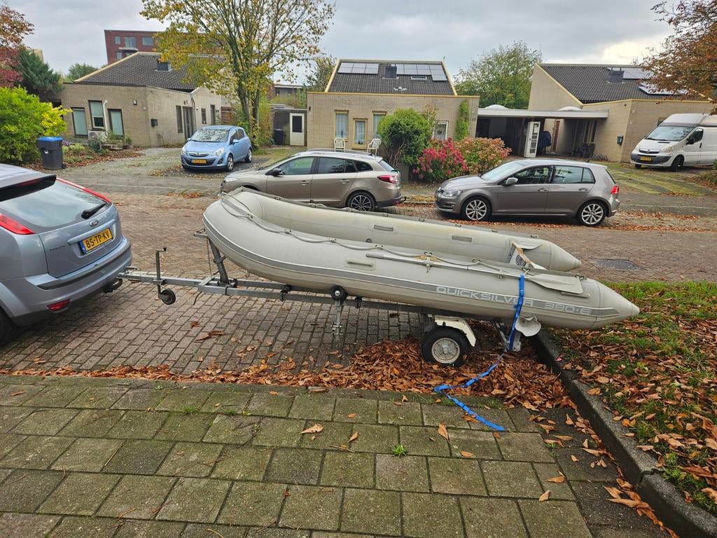 Rubberboot zonder trialer, Watersport en Boten, Ophalen of Verzenden, Gebruikt, Overige typen, Motorboot