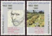 2 postzegels van Vincent van Gogh (zie foto), Ophalen of Verzenden, Na 1940, Postfris