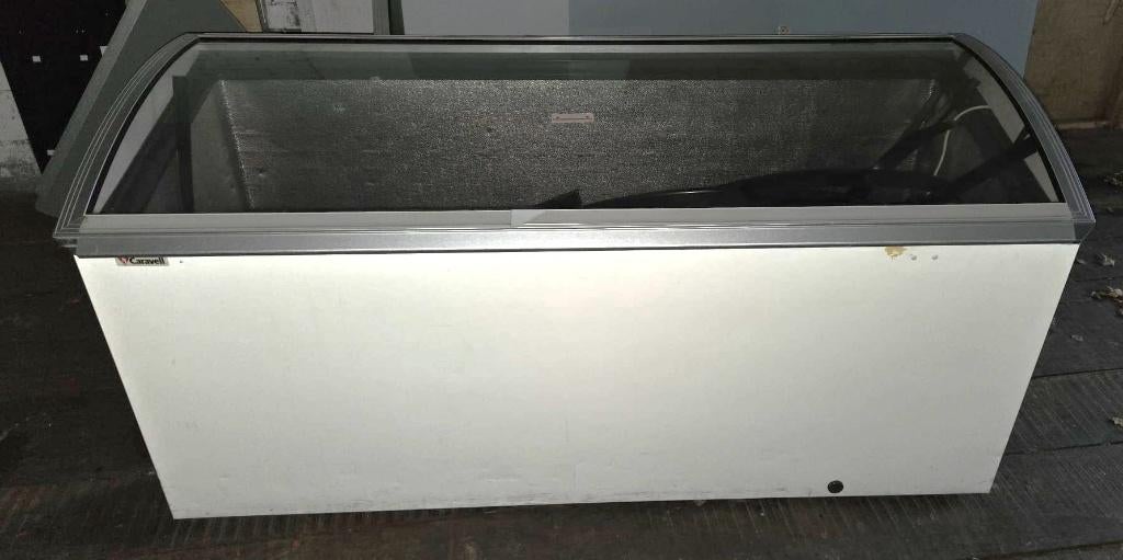 Te koop Grote Vrieskist met glazen Deksel, Witgoed en Apparatuur, Vriezers en Diepvrieskisten, Ophalen, Vrieskist, Gebruikt, Minder dan 85 cm