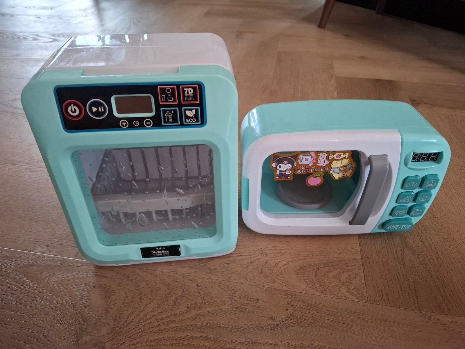 Vaatwasser en magnetron voor bij speelgoedkeuken, Ophalen, Gebruikt, Kunststof, Speelkeuken-accessoire