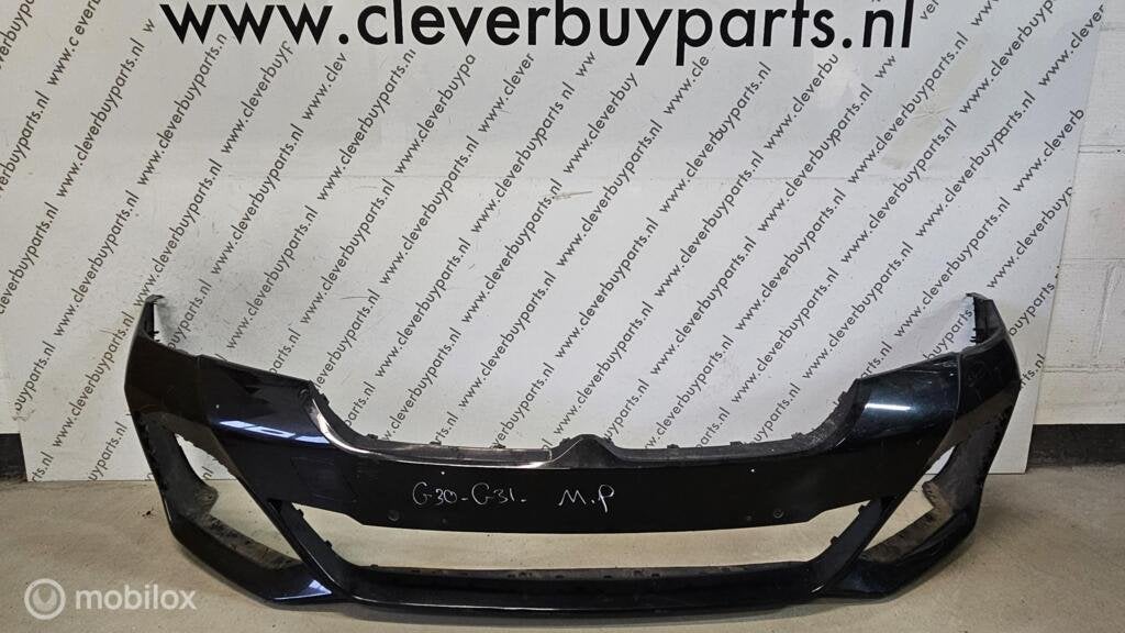 Voorbumper origineel BMW 5-serie G30 ('17-'20), Gebruikt, Voor, Ophalen of Verzenden, Bumper