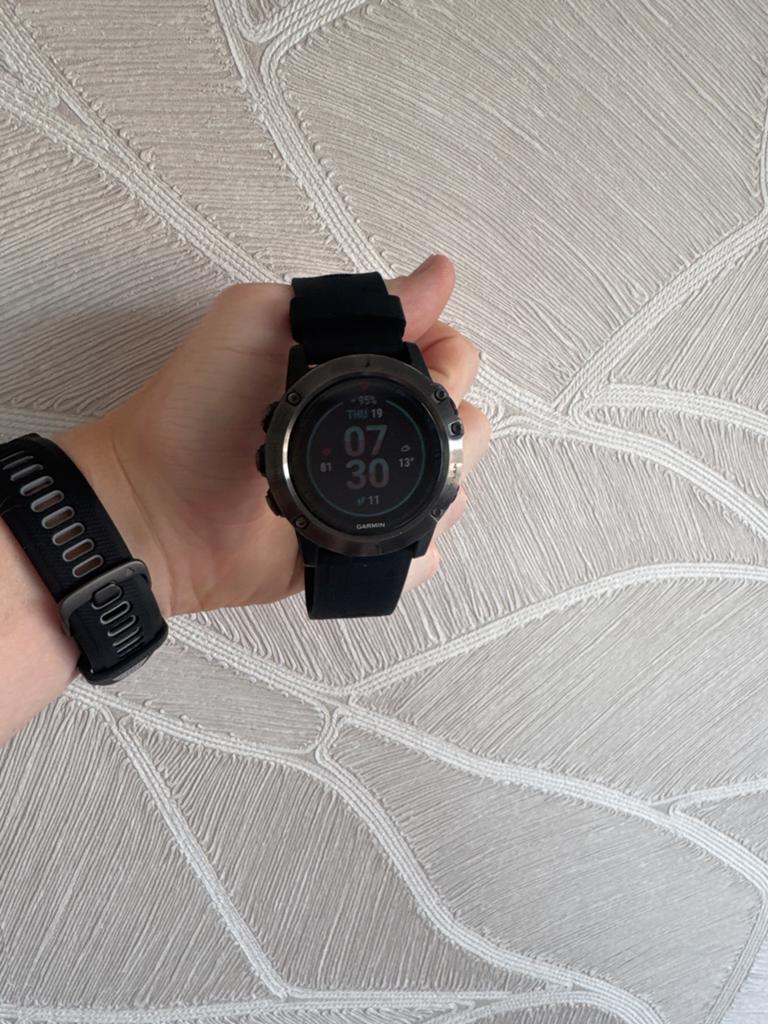 Garmin Fenix 5X - Zwart - GPS Smartwatch, Afstand, Zwart, IOS, Ophalen of Verzenden