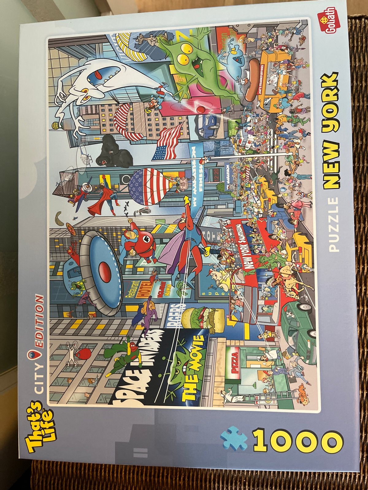 Goliath That's Life City Edition New York Puzzel 1000 stukje, Ophalen, 500 t/m 1500 stukjes, Zo goed als nieuw, Legpuzzel