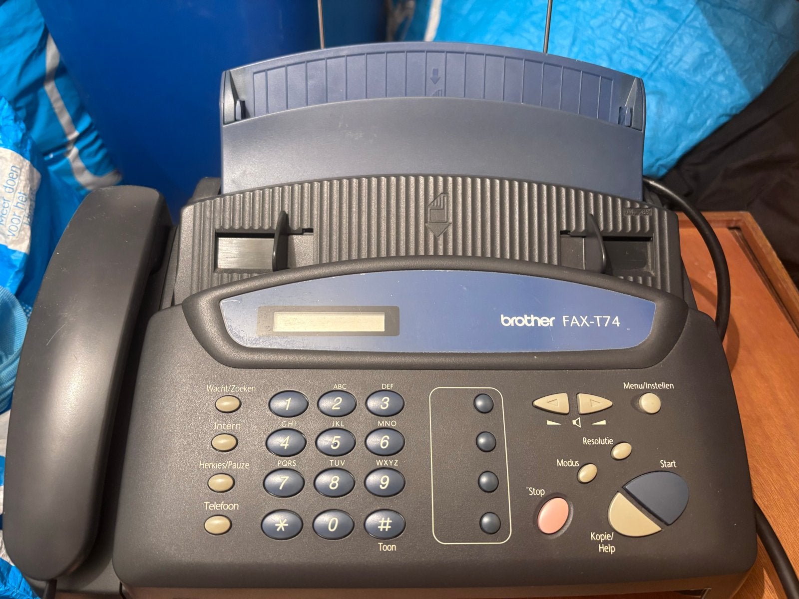 Brother FAX-T74 Faxapparaat - Betrouwbaar en Functioneel, Telecommunicatie, Ophalen of Verzenden, Gebruikt, Fax-Telefoon combi