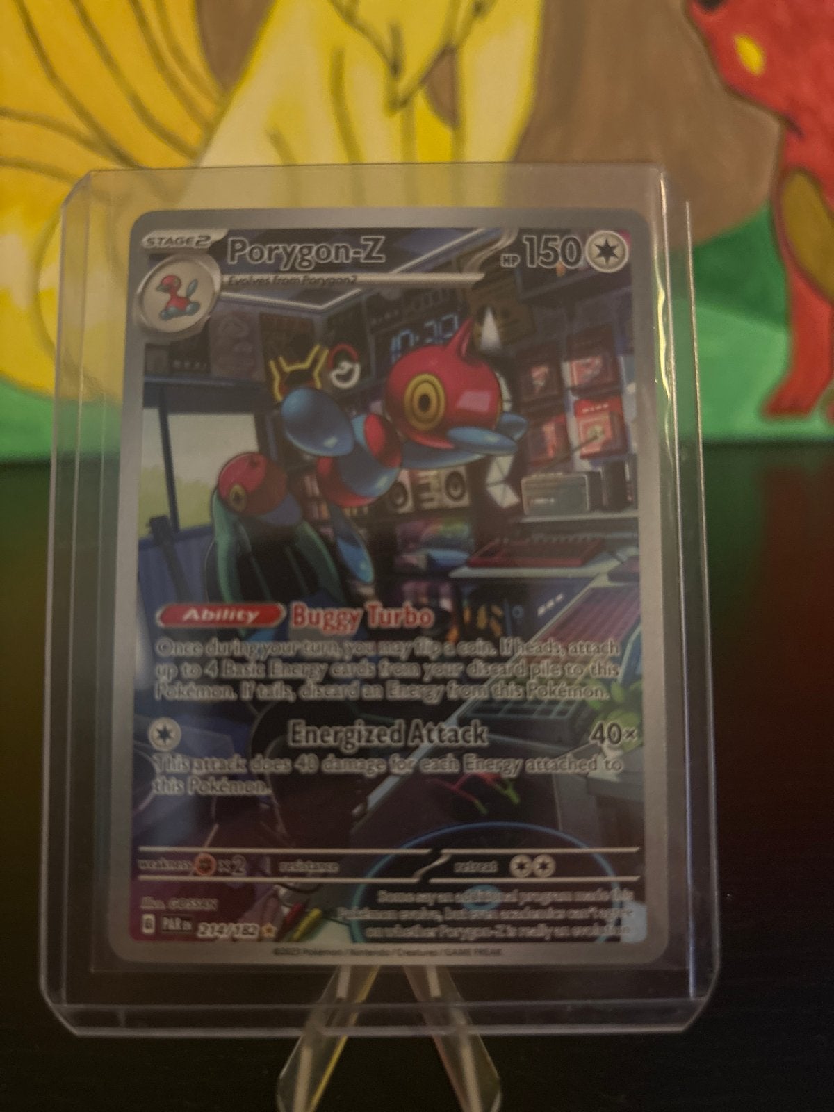 Paradox Rift Porygon-Z  Full art Pokémon Kaart, Ophalen of Verzenden, Zo goed als nieuw, Losse kaart