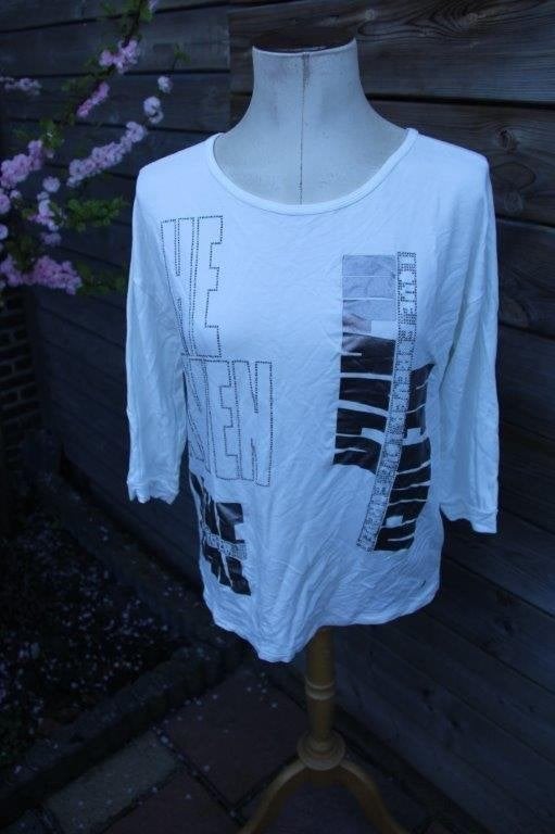 Tuniek offwhite Monari mt 38 Vaste prijs, Maat 38/40 (M), Monari, Wit, Ophalen of Verzenden