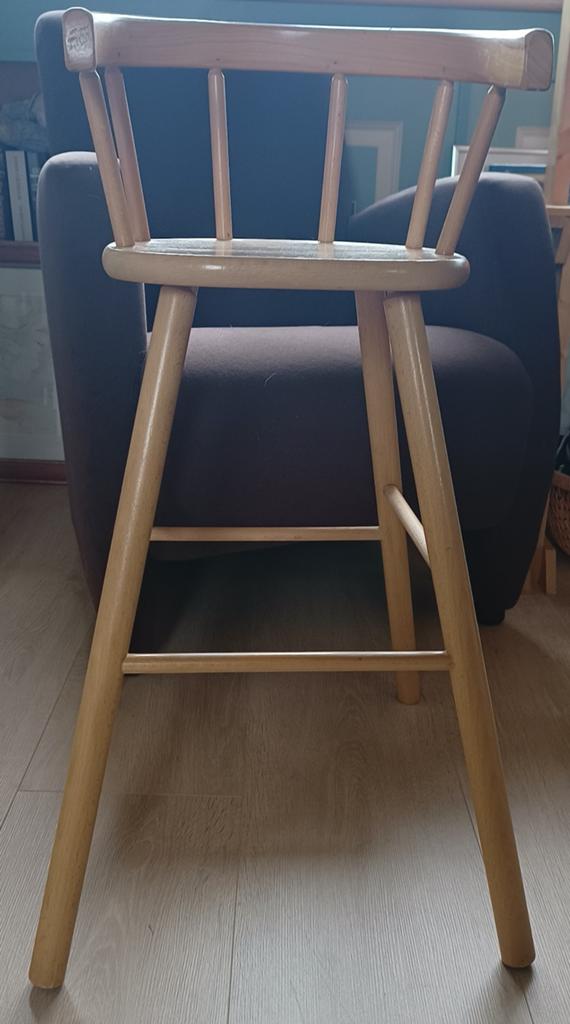 Houten kinderstoel met rugleuning, Antiek en Kunst, Ophalen of Verzenden