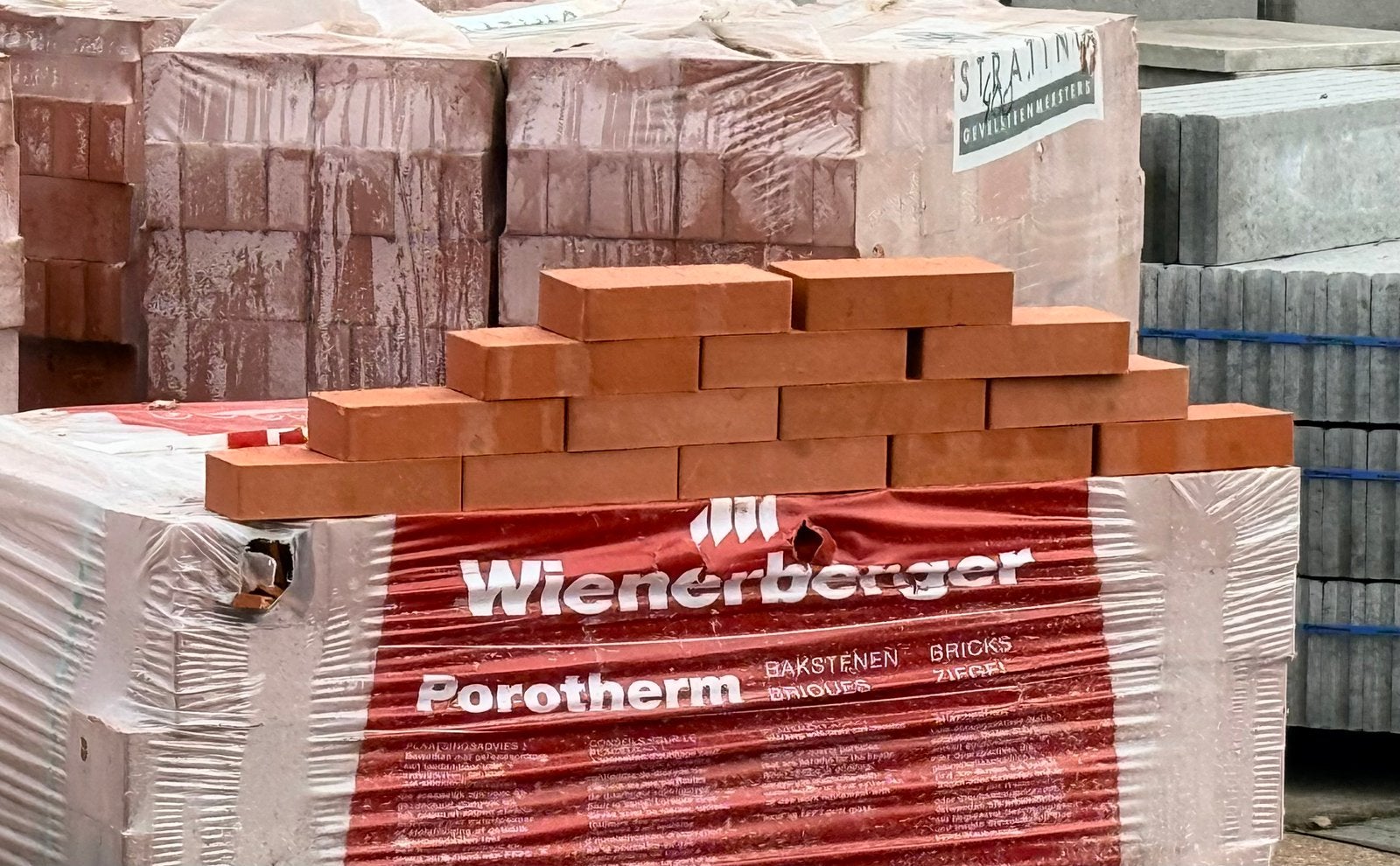 Gevelstenen metselstenen, Ophalen of Verzenden, Nieuw, Bakstenen