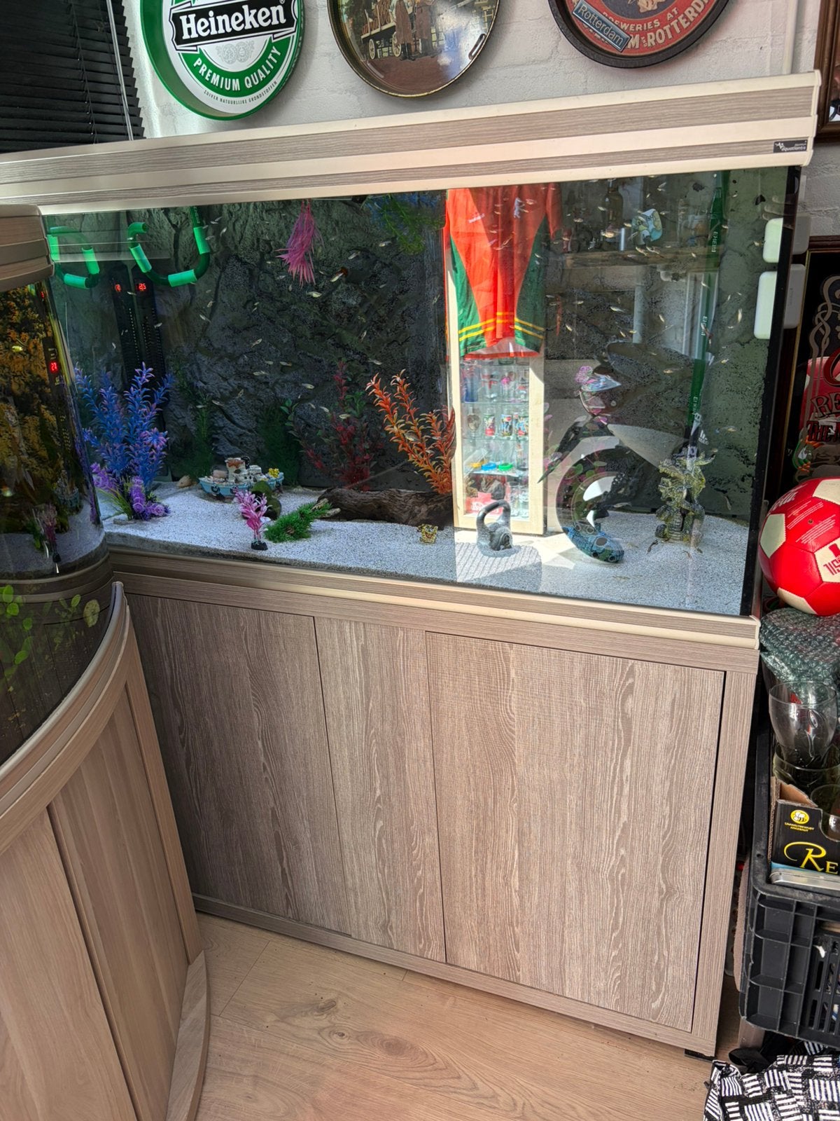 Aqualantis fusion 120cm 2xled verlichting luminus, Dieren en Toebehoren, Ophalen, Zo goed als nieuw, Verlichting of Verwarming