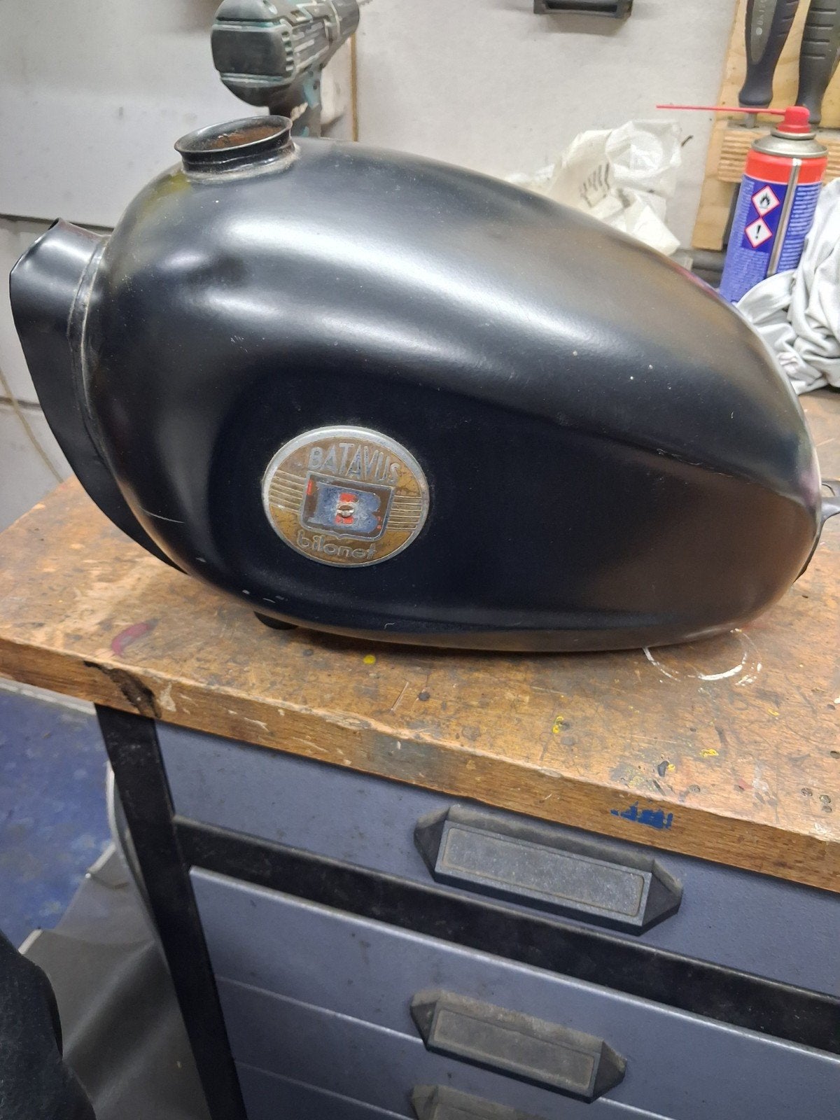 benzine tank batavus bilonet, Ophalen of Verzenden, Gebruikt, Tank, Batavus