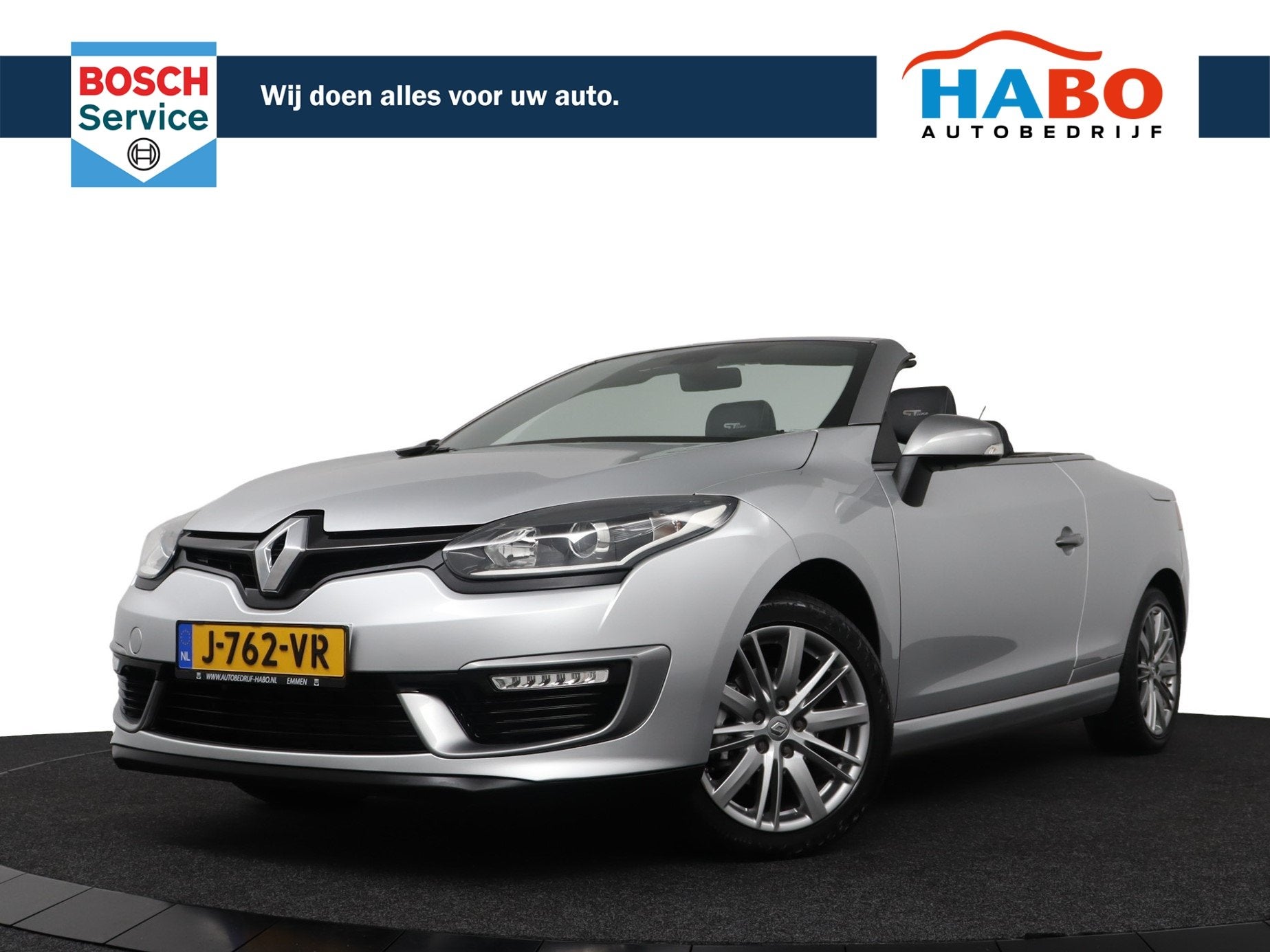 Renault Mégane Coupé-Cabrio 1.2 TCE GT-LINE 130PK ECC/CRUI, Auto's, Euro 5, 1490 kg, Gebruikt, 4 cilinders