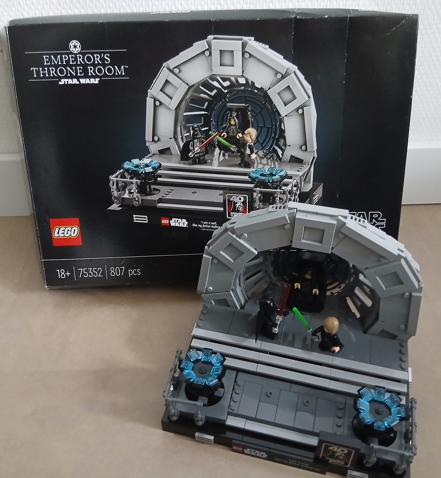 LEGO Star Wars Keizerlijke Troonzaal 75352, Ophalen of Verzenden, Zo goed als nieuw, Overige merken