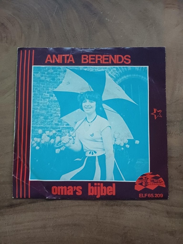 Anita Berends - Oma's Bijbel - Single - Vinyl, Ophalen of Verzenden, Gebruikt