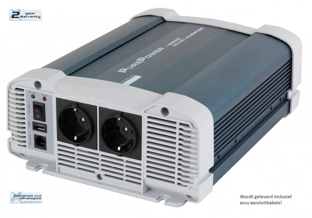 Zuivere Sinus Omvormer 12Vof24V - 230V 1500 Watt continue, Niet ingevuld, Niet ingevuld, Nieuw, Ophalen of Verzenden