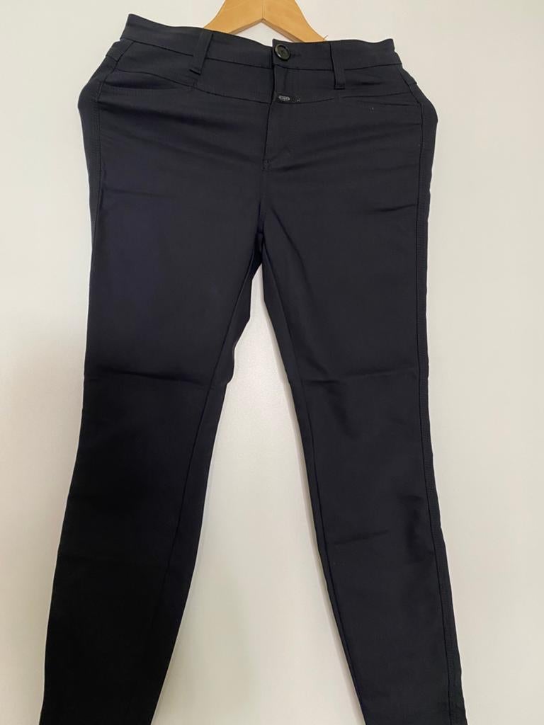 Mooie donkerblauwe Closed broek, mt 25, vraagprijs 20 eur, Blauw, Ophalen of Verzenden, Zo goed als nieuw, Maat 34 (XS) of kleiner