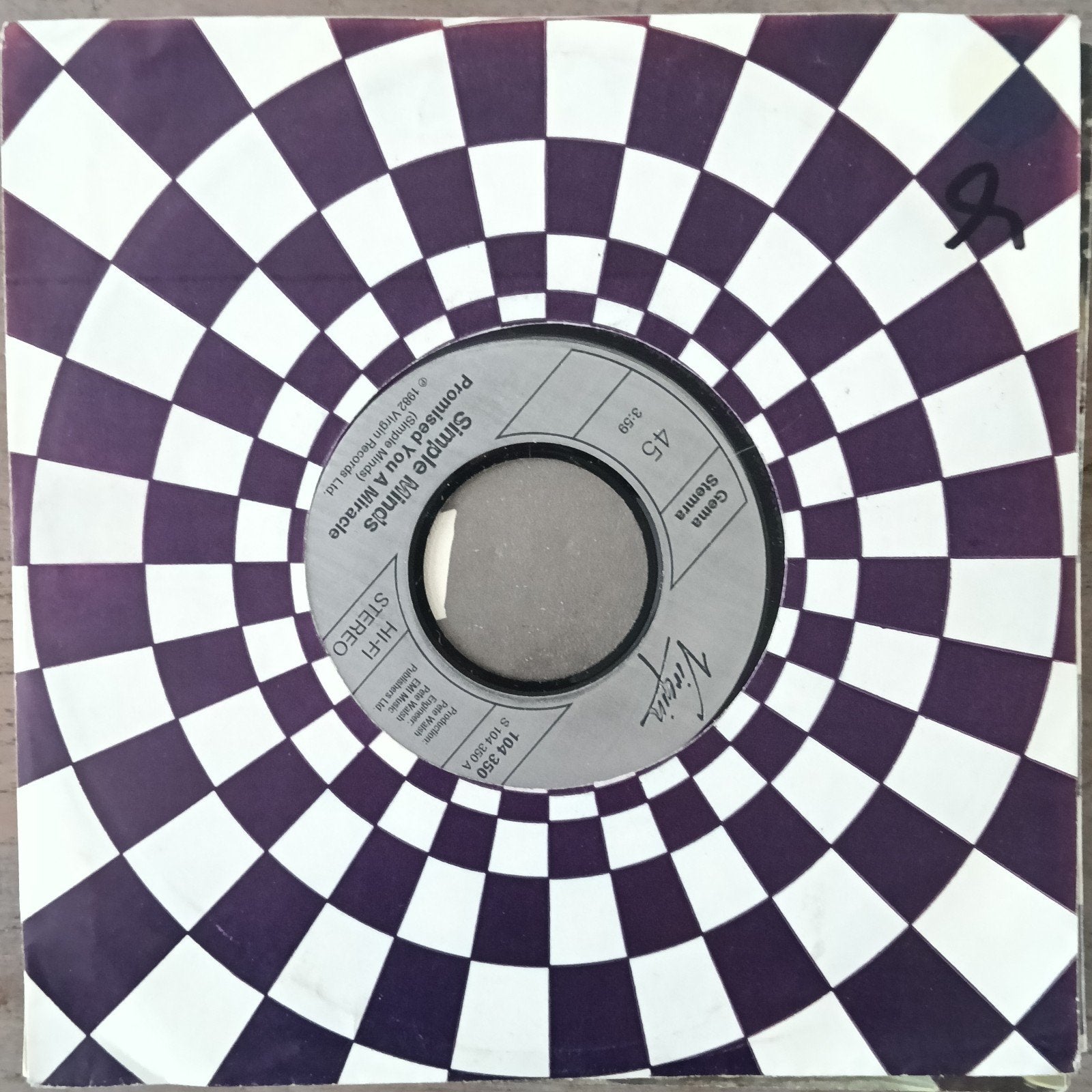 Simple Minds Promised you a miracle, Ophalen of Verzenden, Gebruikt, 7 inch, Pop