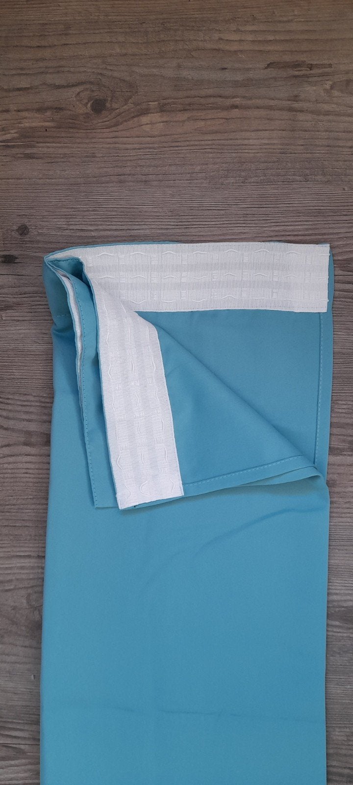 Deconovo nieuw prachtig verduisterend gordijn blauw (turquoi, Huis en Inrichting, Ophalen of Verzenden, Blauw, Gordijn, Verduisterend