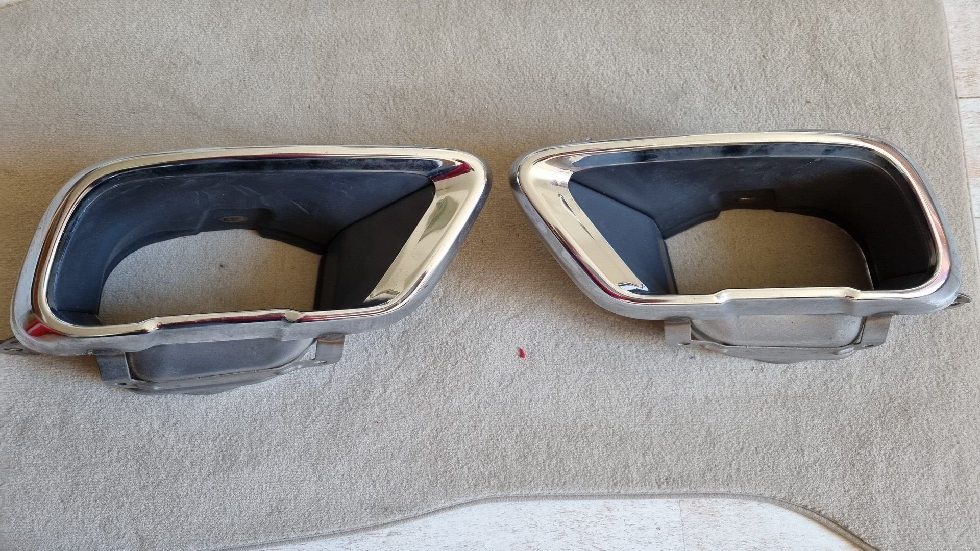 Originele chromen uitlaat sierstuk set BMW X5 G05 / X6 G06 /, Gebruikt, -, -, Ophalen of Verzenden
