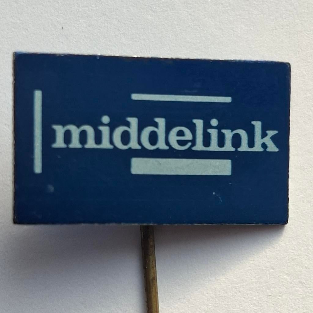 Vintage Speldje Middelink Apeldoorn, Ophalen of Verzenden, Gebruikt, Stad of Land, Speldje of Pin