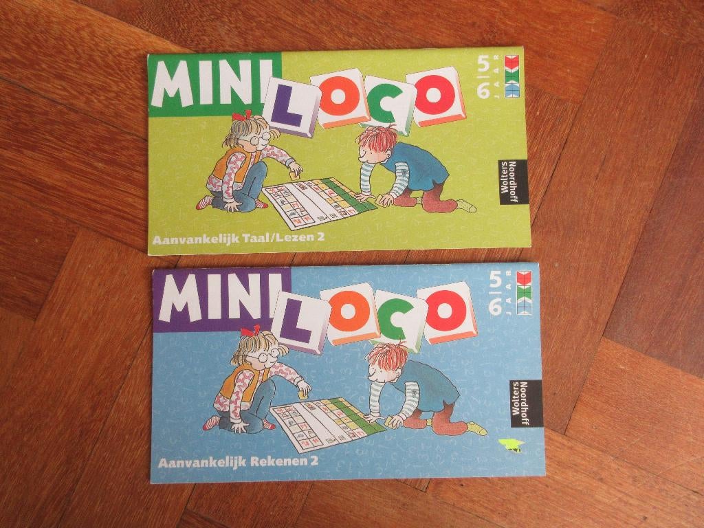 2 x boekjes Loco Mini boekjes Leeftijd: 5 - 6 jaar, Ophalen of Verzenden, Gebruikt, Taal en Lezen
