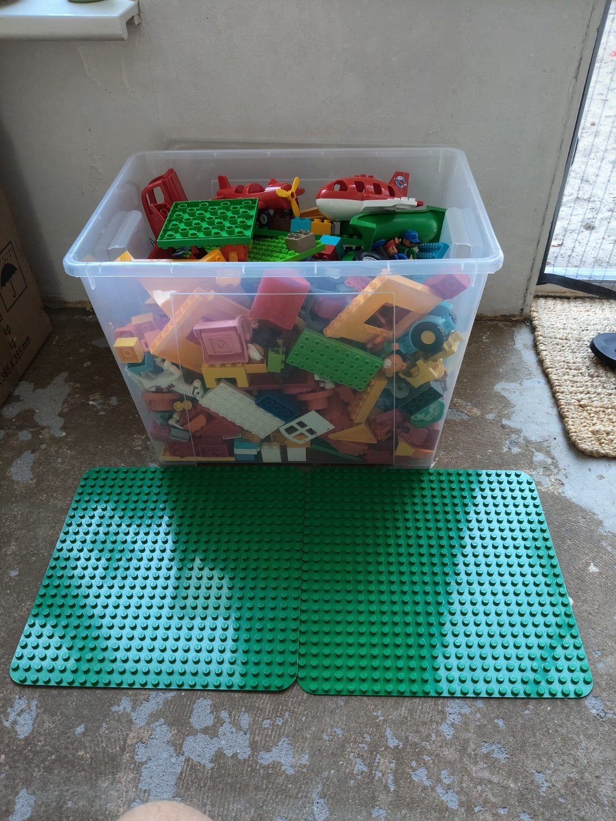 10 kilo duplo & 2 grondplaten, Ophalen, Zo goed als nieuw