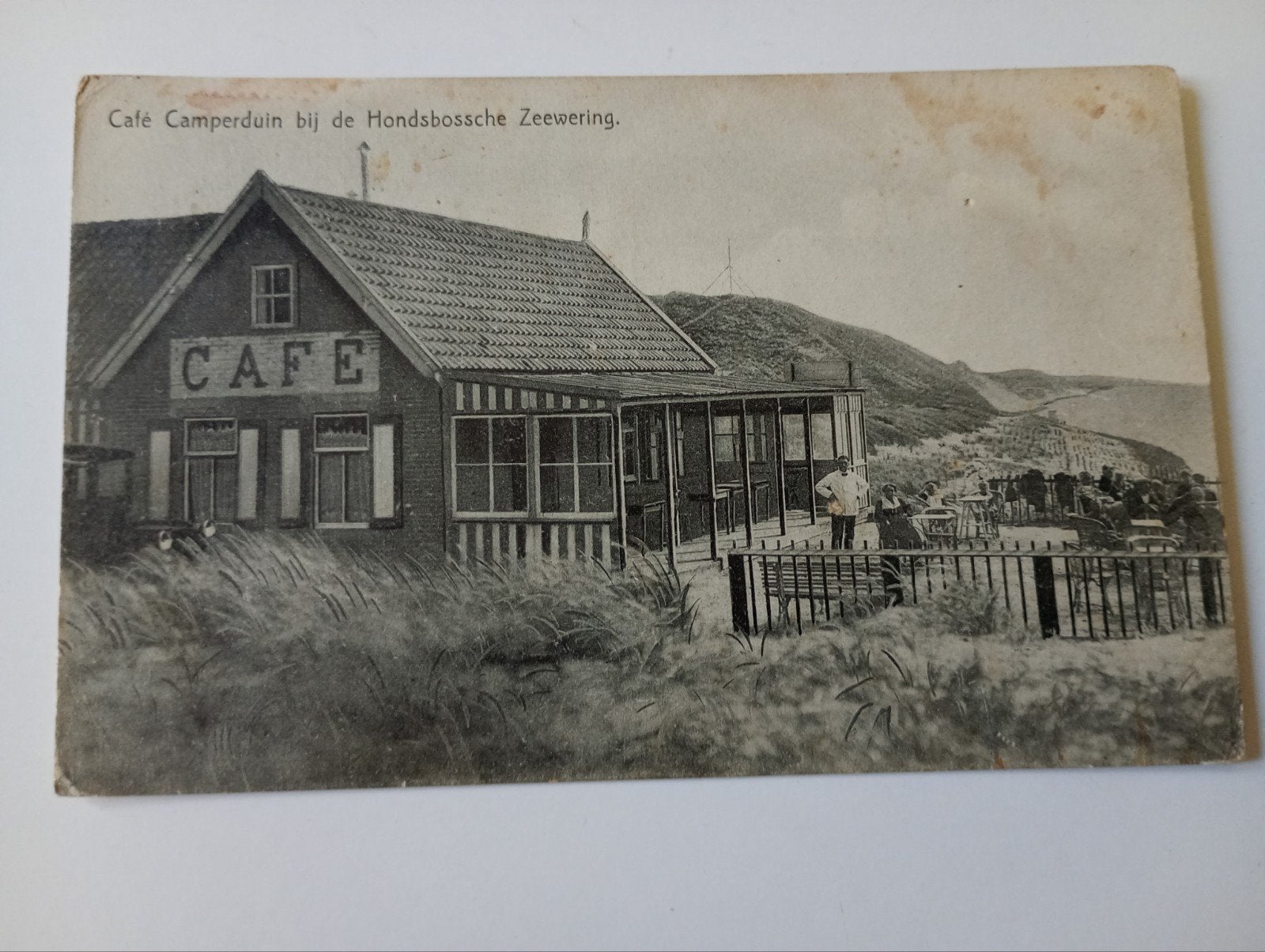 Camperduin Café 1929, Ophalen of Verzenden, 1920 tot 1940, Gelopen, Noord-Holland