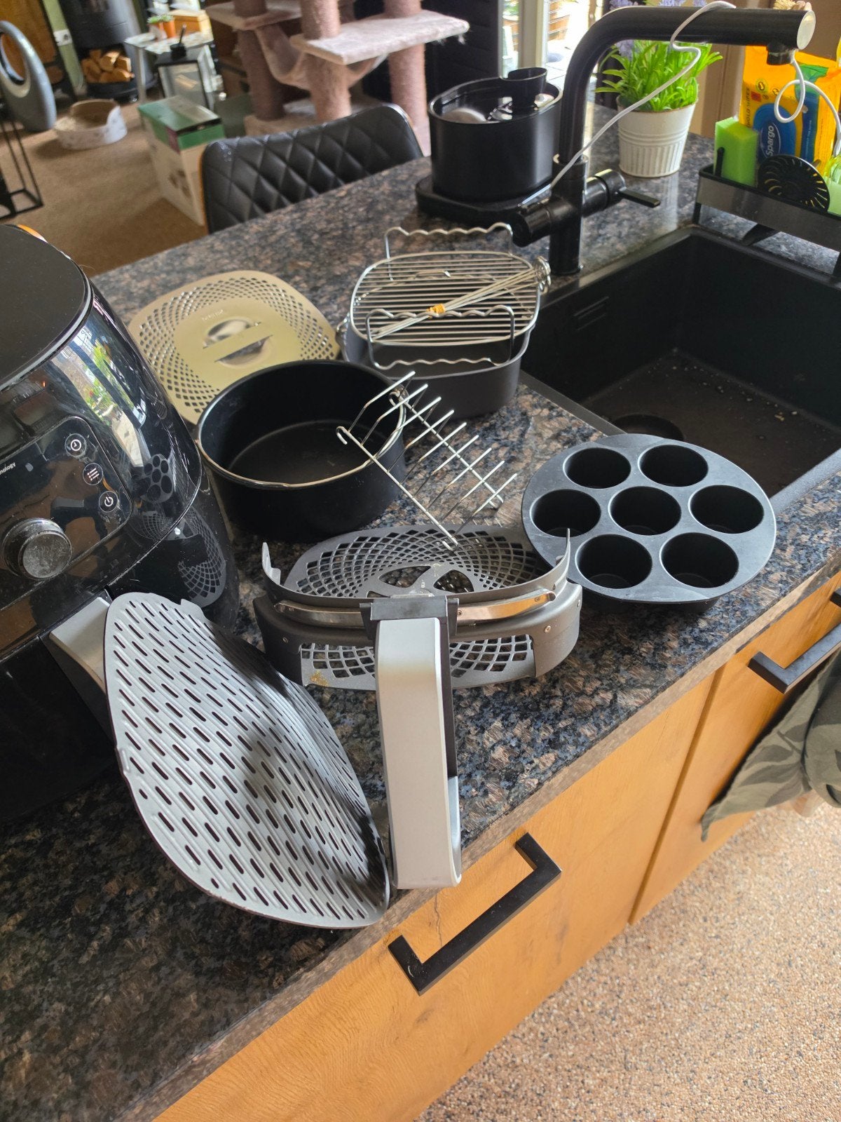 Philips XXL airfryer met veel accesoires, Ophalen, Airfryer XXL