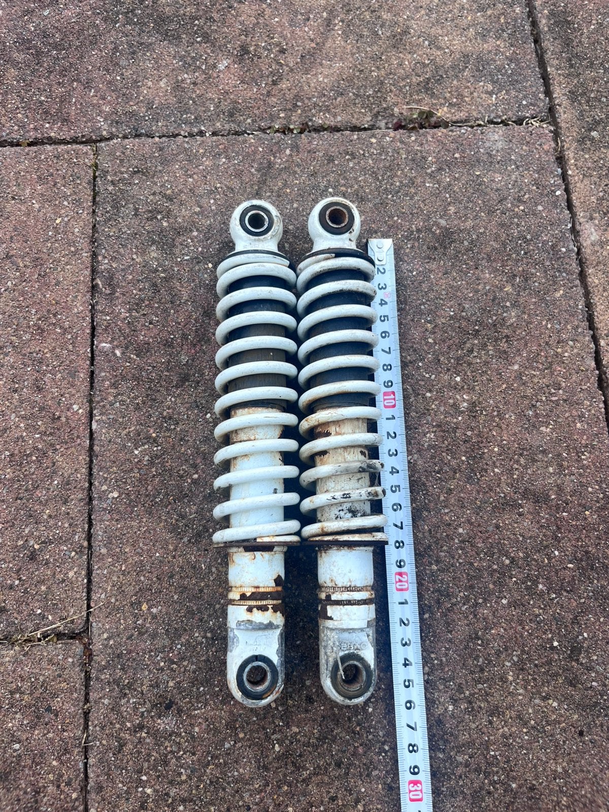 🟥 Sebac 240mm witte schokbrekers Gilera Citta 🟥, Ophalen of Verzenden, Gebruikt, Overige typen, Gilera
