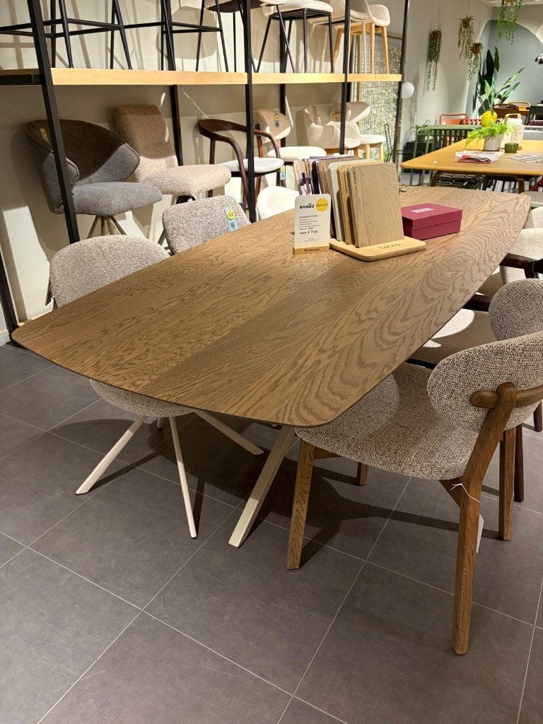 Eettafel WOOOD Tablo - 240 x 100 Eiken, Huis en Inrichting, Tafels | Eettafels, Zo goed als nieuw, 100 tot 150 cm, 200 cm of meer