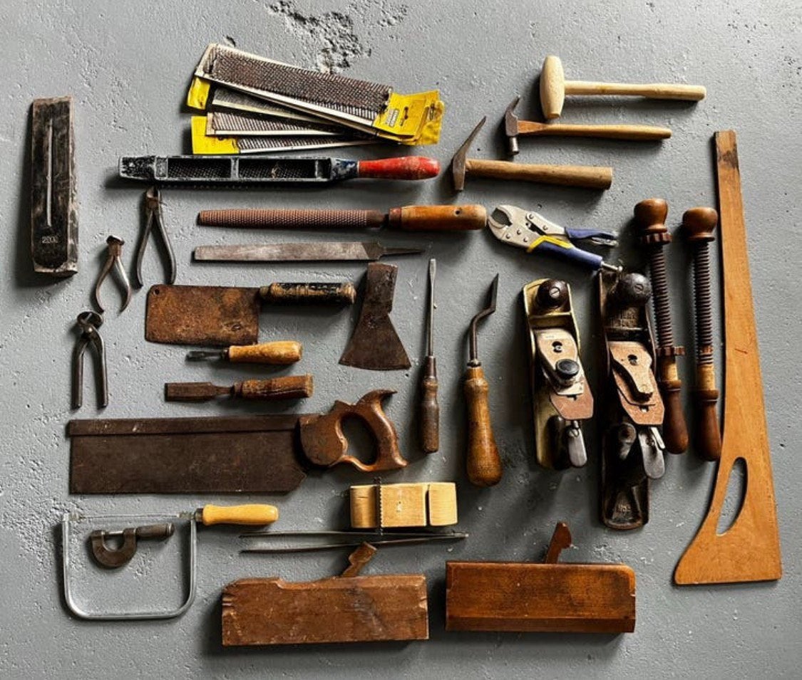 oud antiek gereedschap vnl houtbewerking schaaf beitel, Antiek en Kunst, Antiek | Gereedschap en Instrumenten, Ophalen of Verzenden