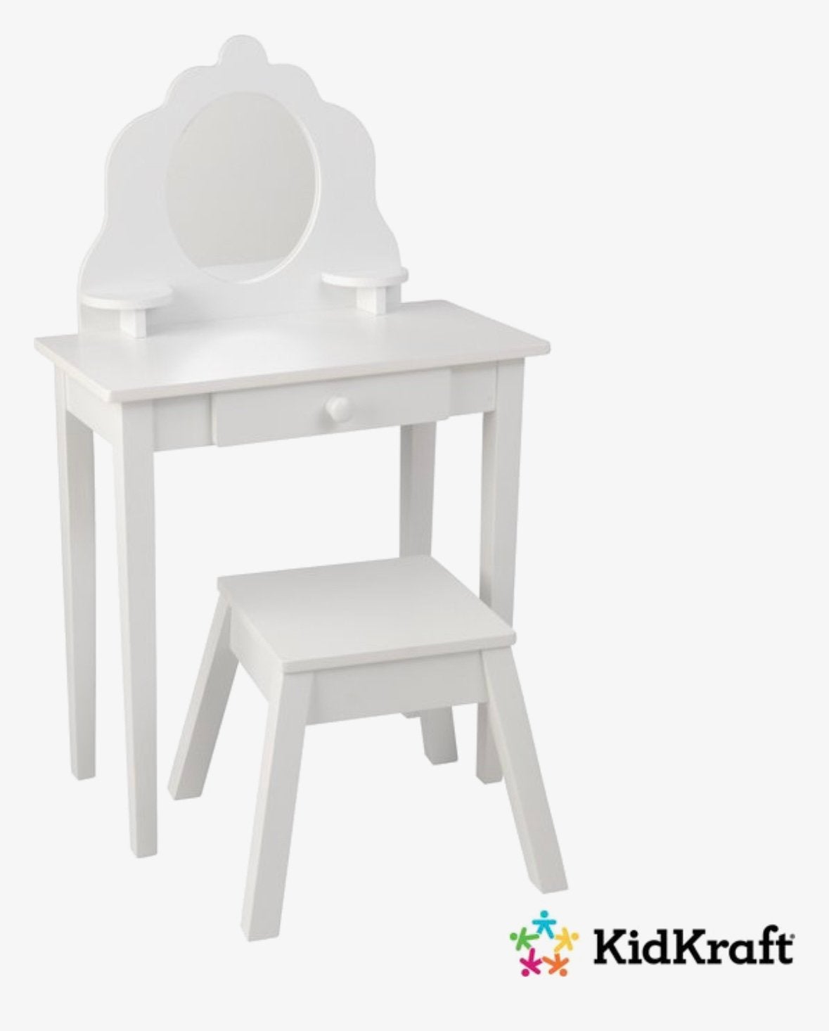 Middelgrote kaptafel met kruk - Kidkraft, Ophalen of Verzenden, Nieuw, Stoel(en)