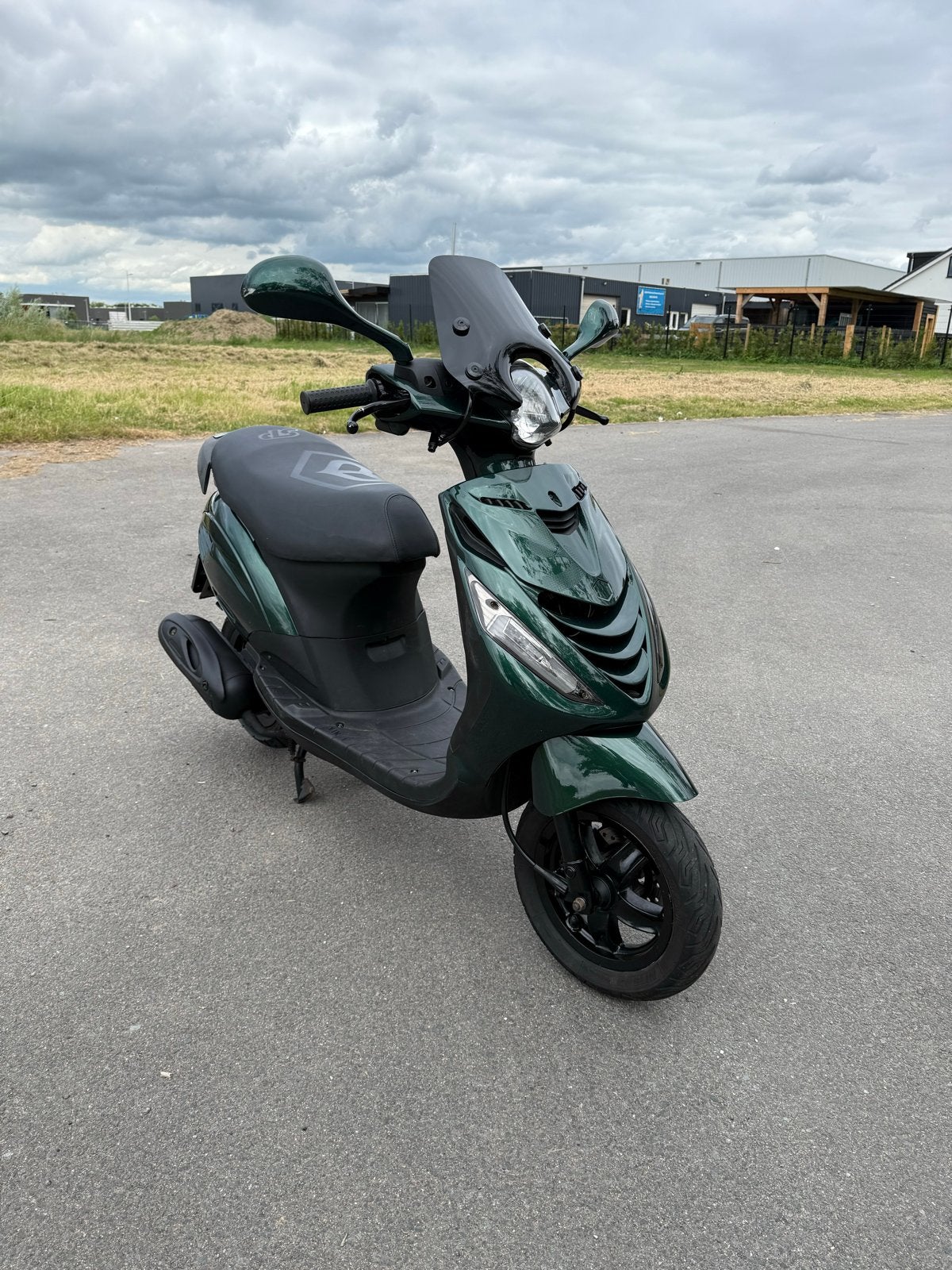Piaggio Zip 80cc - Jaguar Groen - Vol Opties, Ophalen, Piaggio, Gebruikt, Benzine