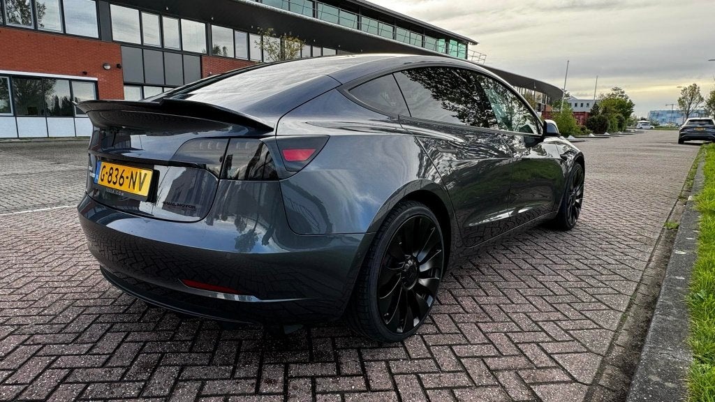 Tesla Model 3 2019 LR,FSD!!Battery 87,4% inc.Btw!, Auto's, Automaat, Zwart, 482 pk, Elektrisch