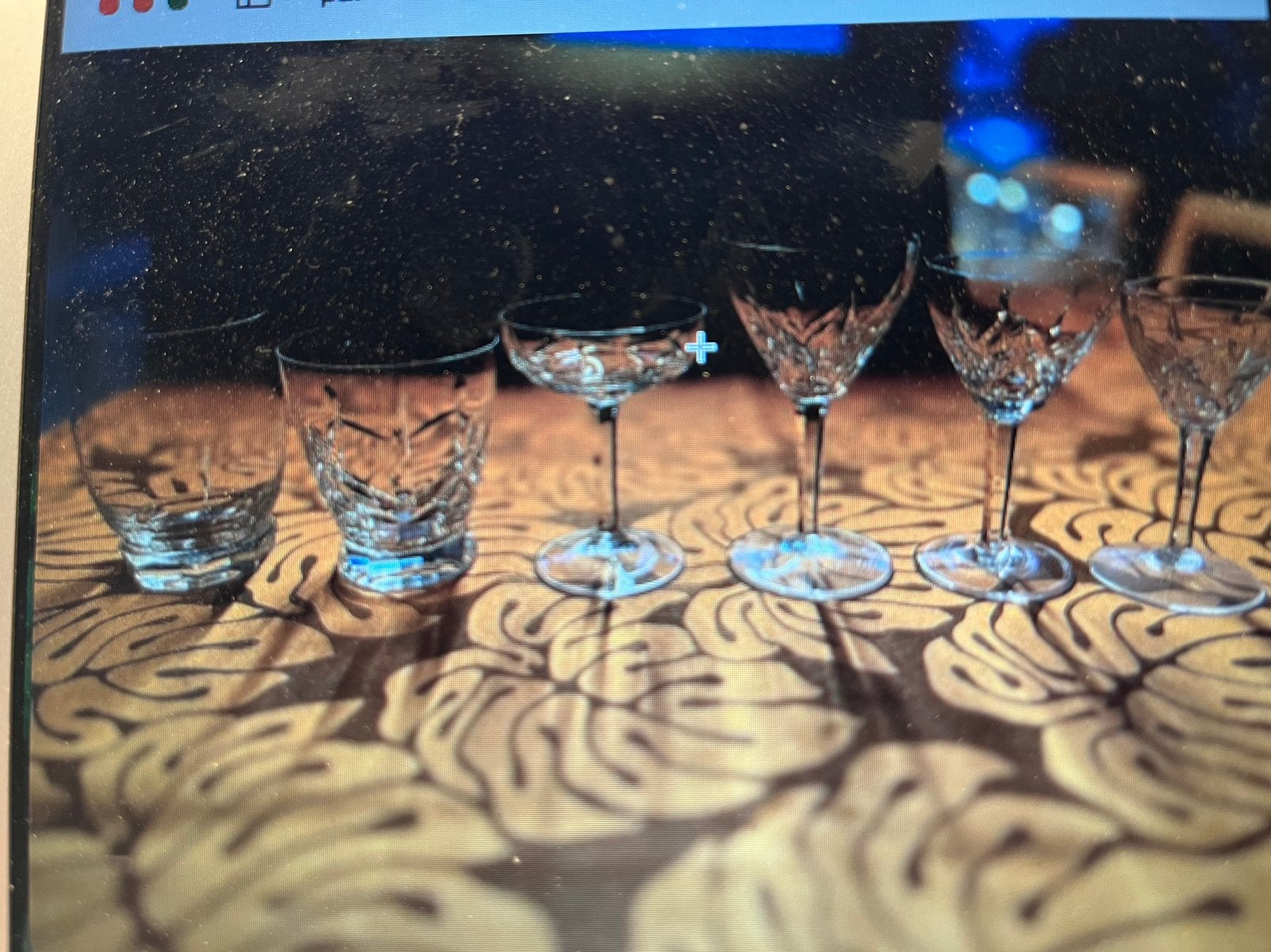 Kristallen glasservies 65 stuks, Ophalen