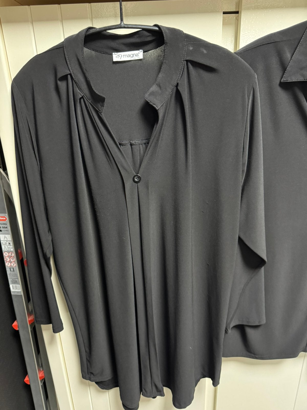 Magna zwart shirt, Ophalen of Verzenden, Zo goed als nieuw, Maat 46/48 (XL) of groter, Zwart