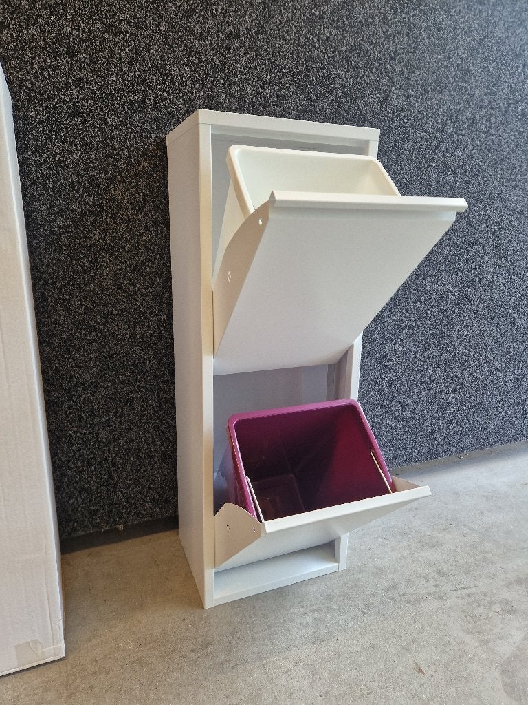 Afvalbak Buck Wit (nieuw), Huis en Inrichting, Ophalen, Info@alrecu.nl, Nieuw, 40 liter of meer