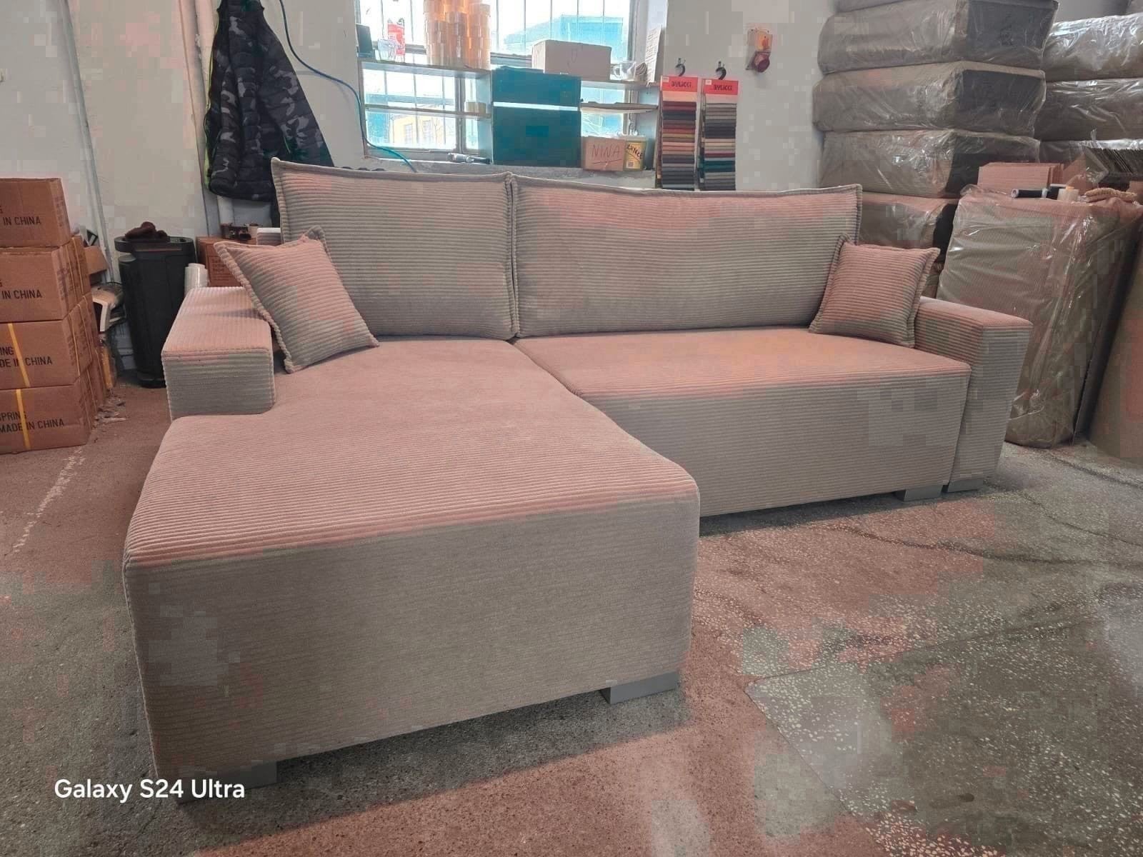 Luxe beige bubble sofa – 285  175 cm, Verzenden