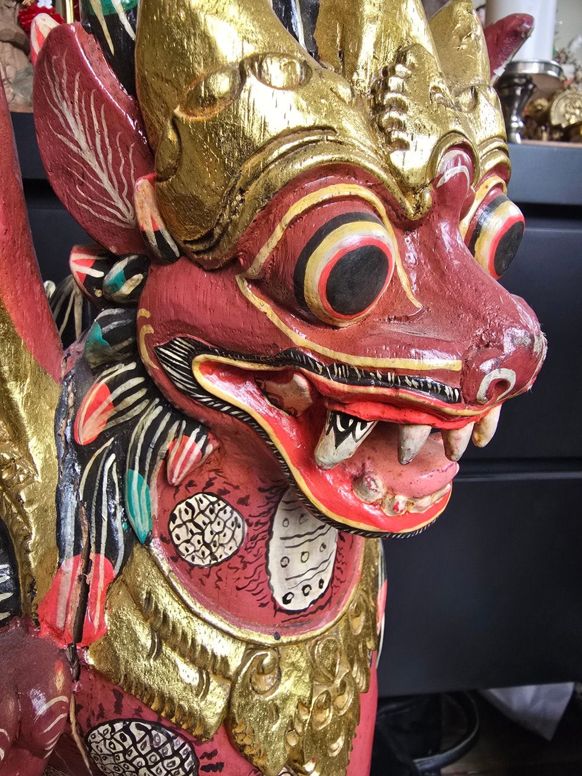 Singha, Singa, Bali, Indonesisch, Indonesië, Antiek en Kunst, Ophalen