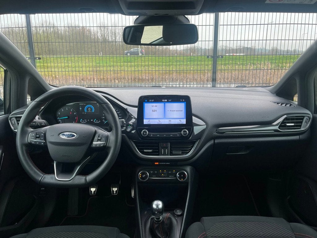 Ford Fiesta 1.0 EcoBoost ST-Line | Carplay | PDC | Camera |, Voorwielaandrijving, Stof, Gebruikt, 49 €/maand