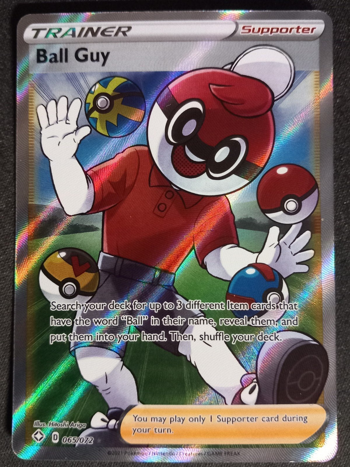 Ball Guy 065/072 Shining Fates Full Art NM, Verzenden, Zo goed als nieuw