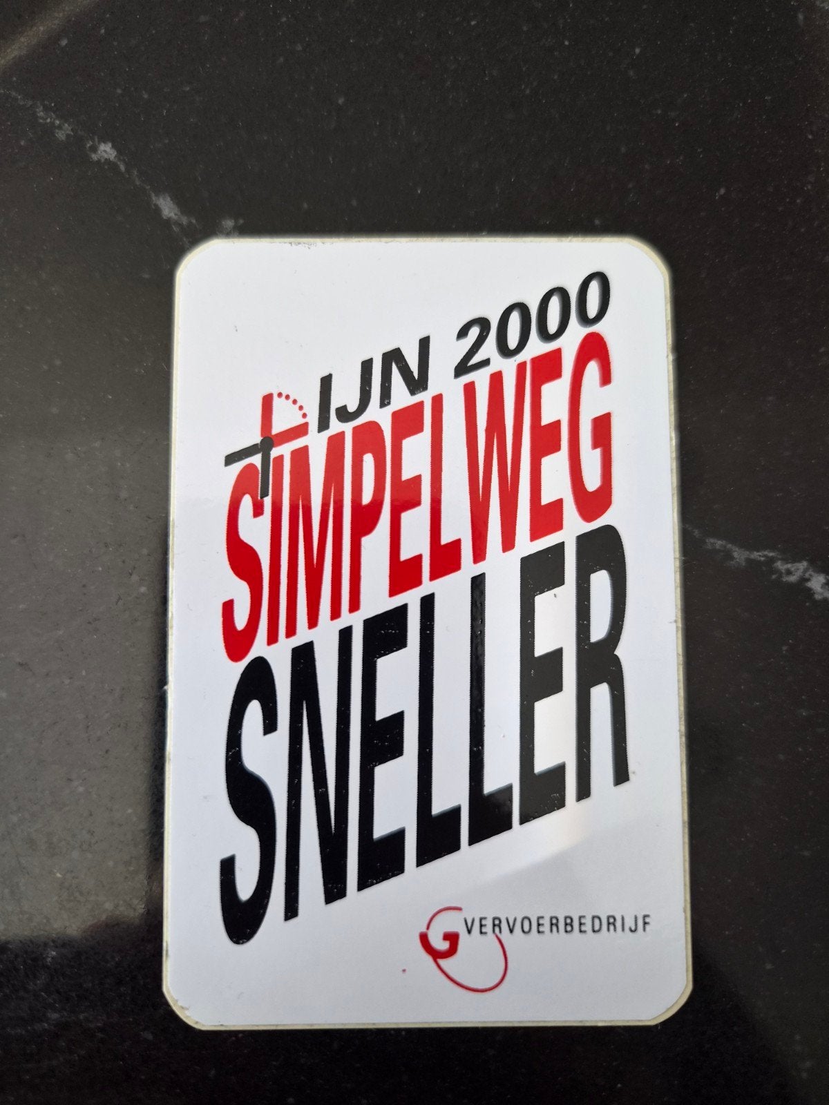 sticker Groningen bus, Ophalen of Verzenden, Zo goed als nieuw, Sticker